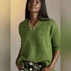 Cabi 4244 Basket Weave Sweater Fall 2021 XSmall GUC